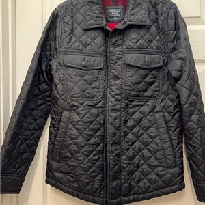 Abercrombie & fitch Black Quilted Jacket